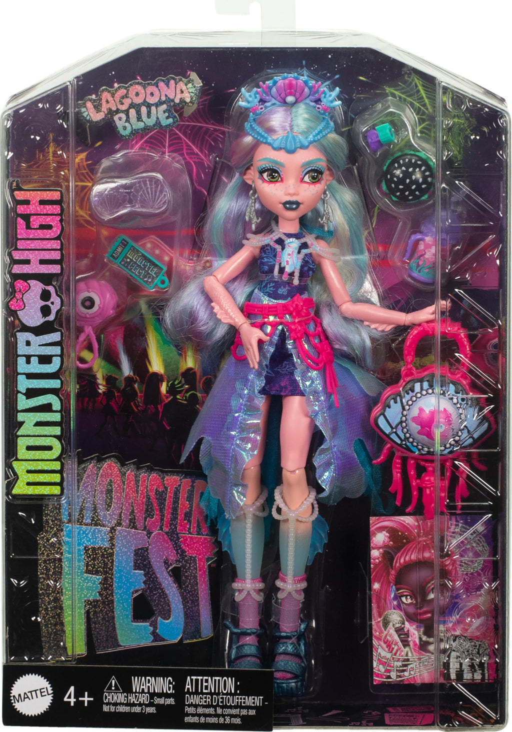Monster High Doll with Glam Outfit & Accessories D7110