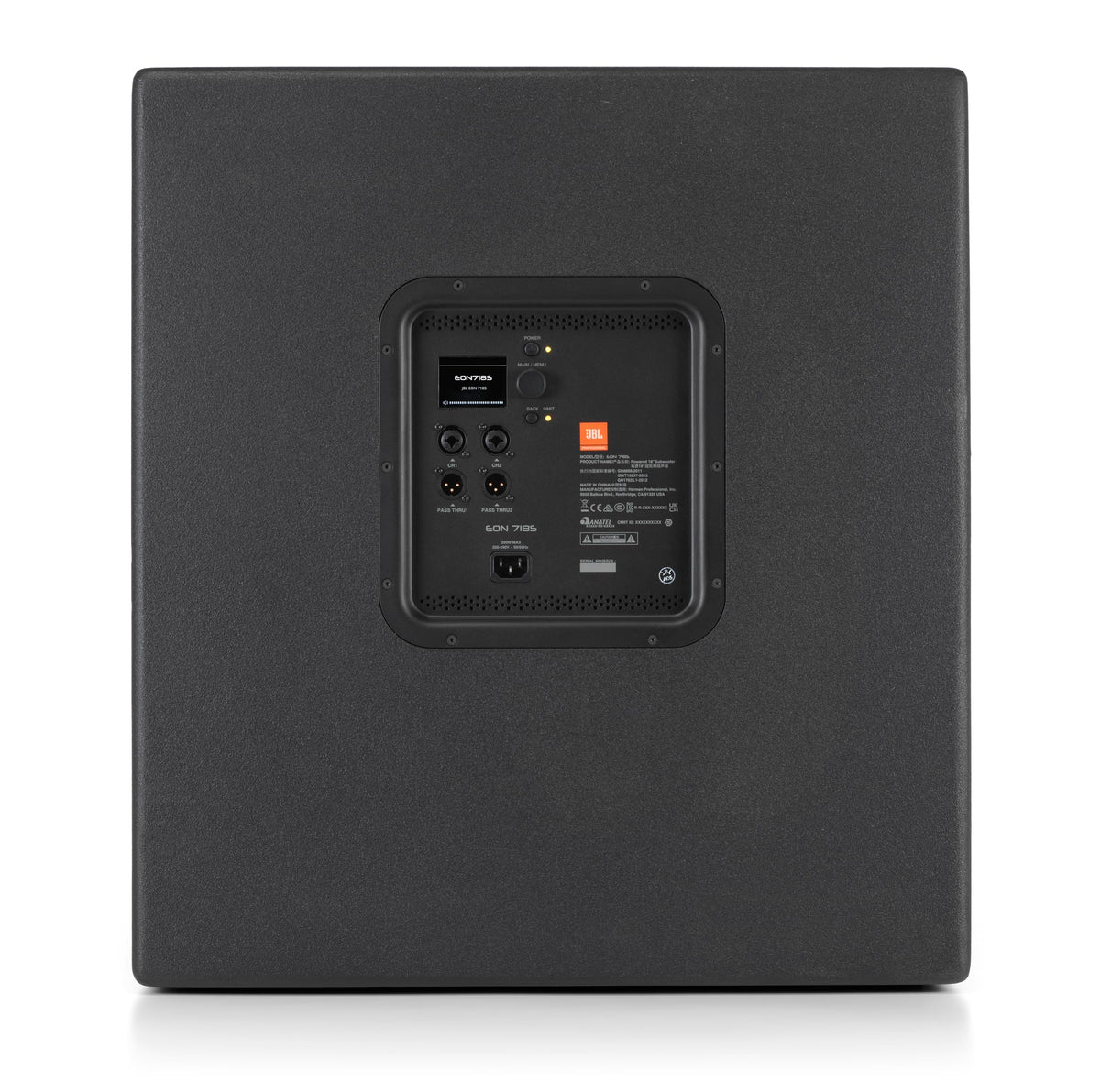 Black 18-inch Powered PA Subwoofer T70214